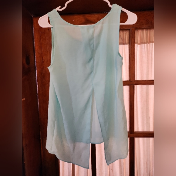 Express Baby Blue Blouse - Picture 2 of 3